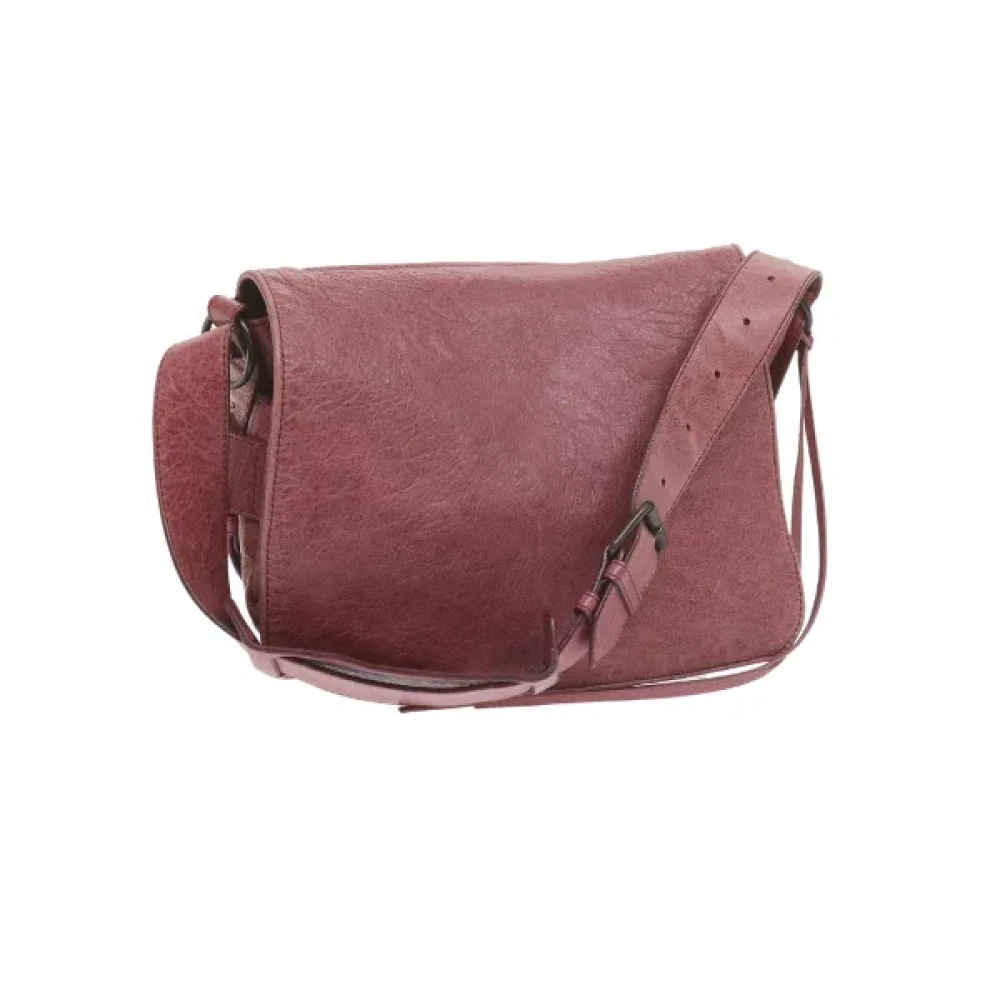 Balenciaga Vintage Pre-owned Leather balenciaga-bags Brown Dames