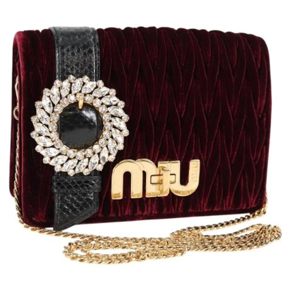 Pre-owned > Pre-owned Bags > Pre-owned Cross Body Bags - - Miu Miu Pre-owned - Modalova