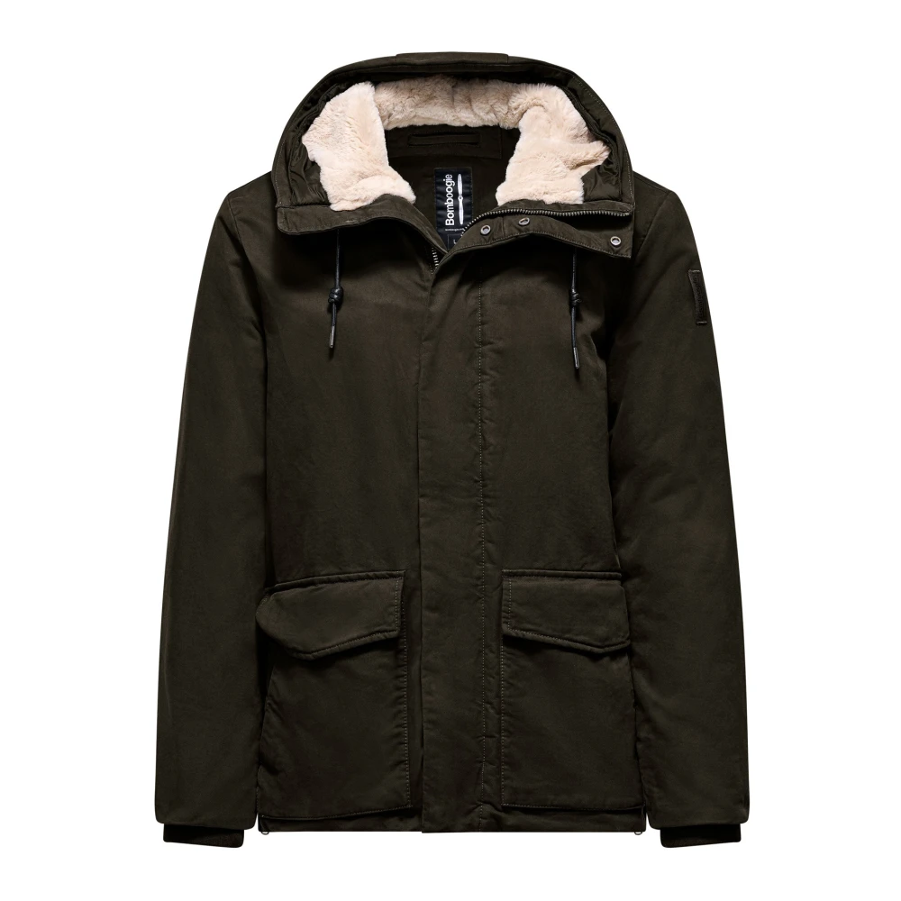 Bomboogie Men's Green Winter Jackets, M, Field Jacket