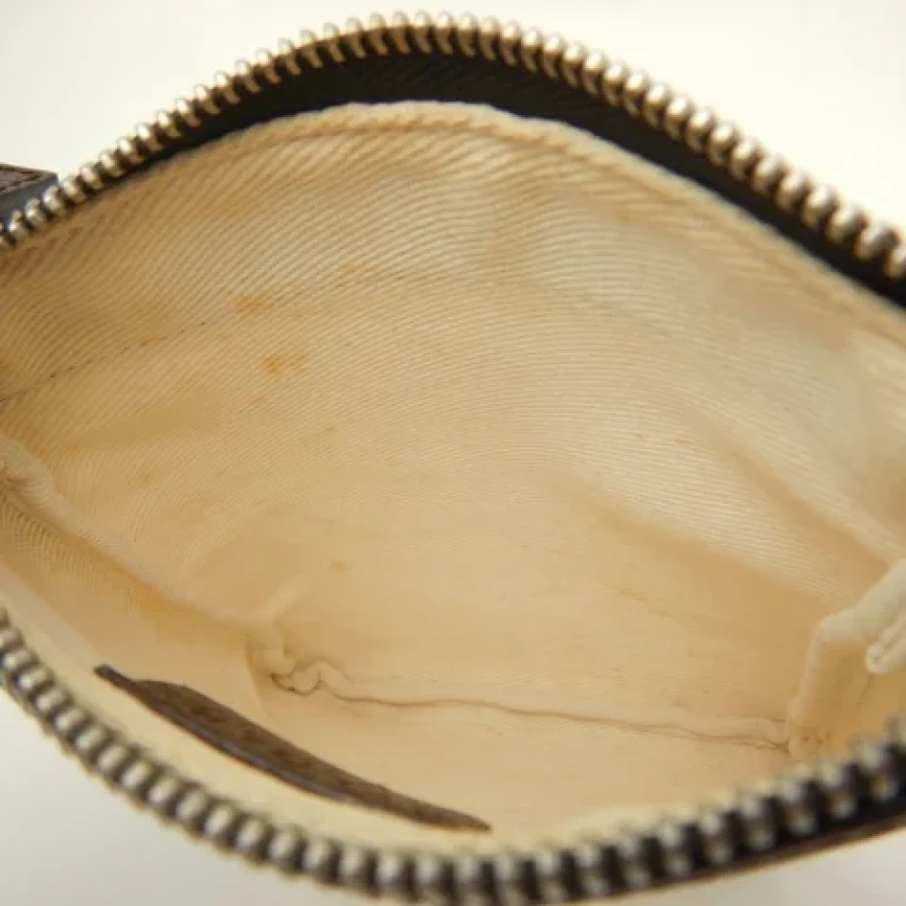 Bvlgari Vintage Pre-owned Fabric shoulder-bags Beige Dames