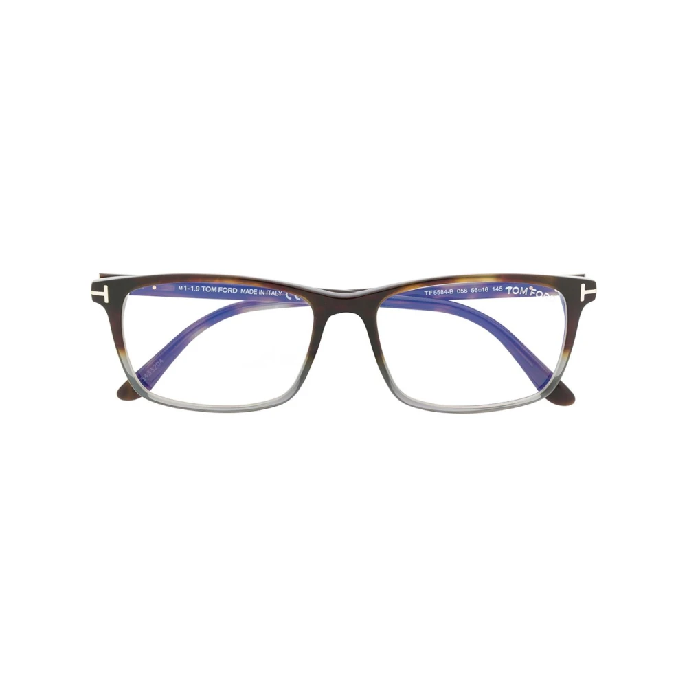 Tom Ford Bruin Havana Optisch Frame Brown Heren