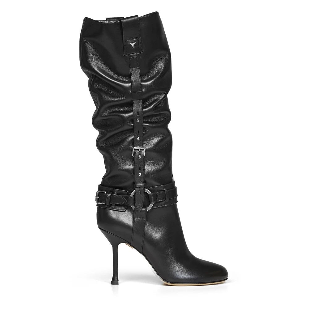 Fendi High Boot - Female - Heeled Boots - Black - 4 Uk - Shoes