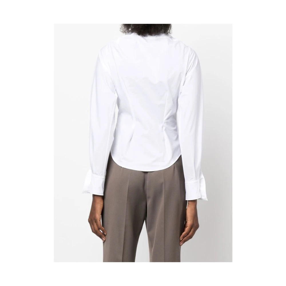 Vivienne Westwood Witte Katoenen Overhemd met Orb Logo White Dames