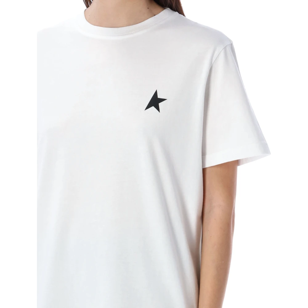 Golden Goose Star T-Shirt White Dames