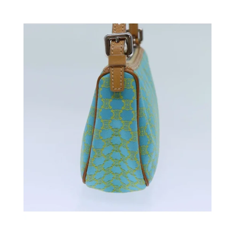 Celine Vintage Pre-owned Canvas celine-bags Blue Dames
