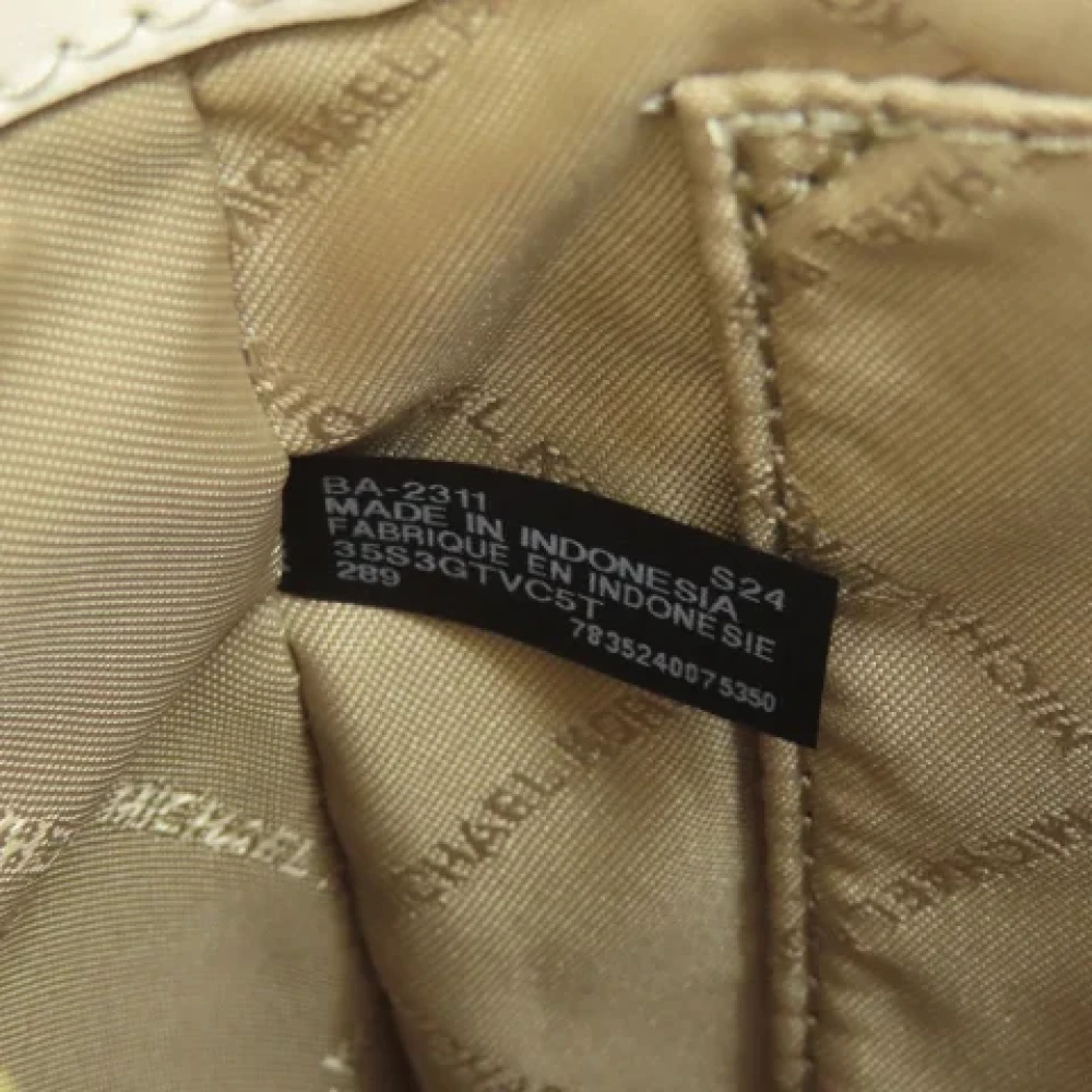 Michael Kors Pre-owned Leather shoulder-bags Beige Dames