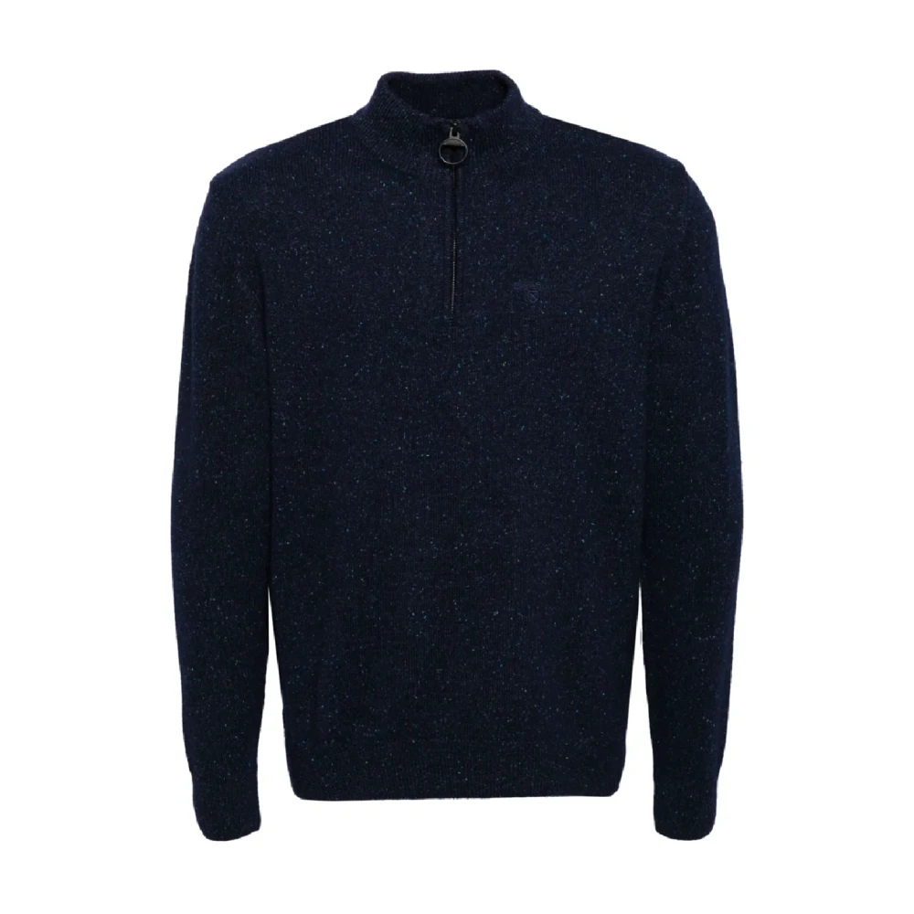 Barbour Men's Blue Turtlenecks, 2XL, Essential Tisbury Half Zip