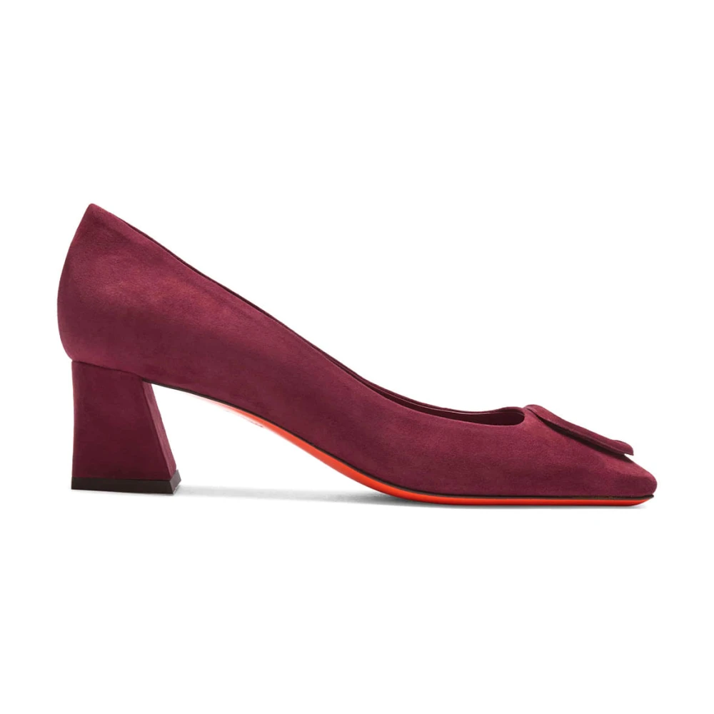 Santoni Red Pumps - Female - Pumps - 7 Uk - Shoes