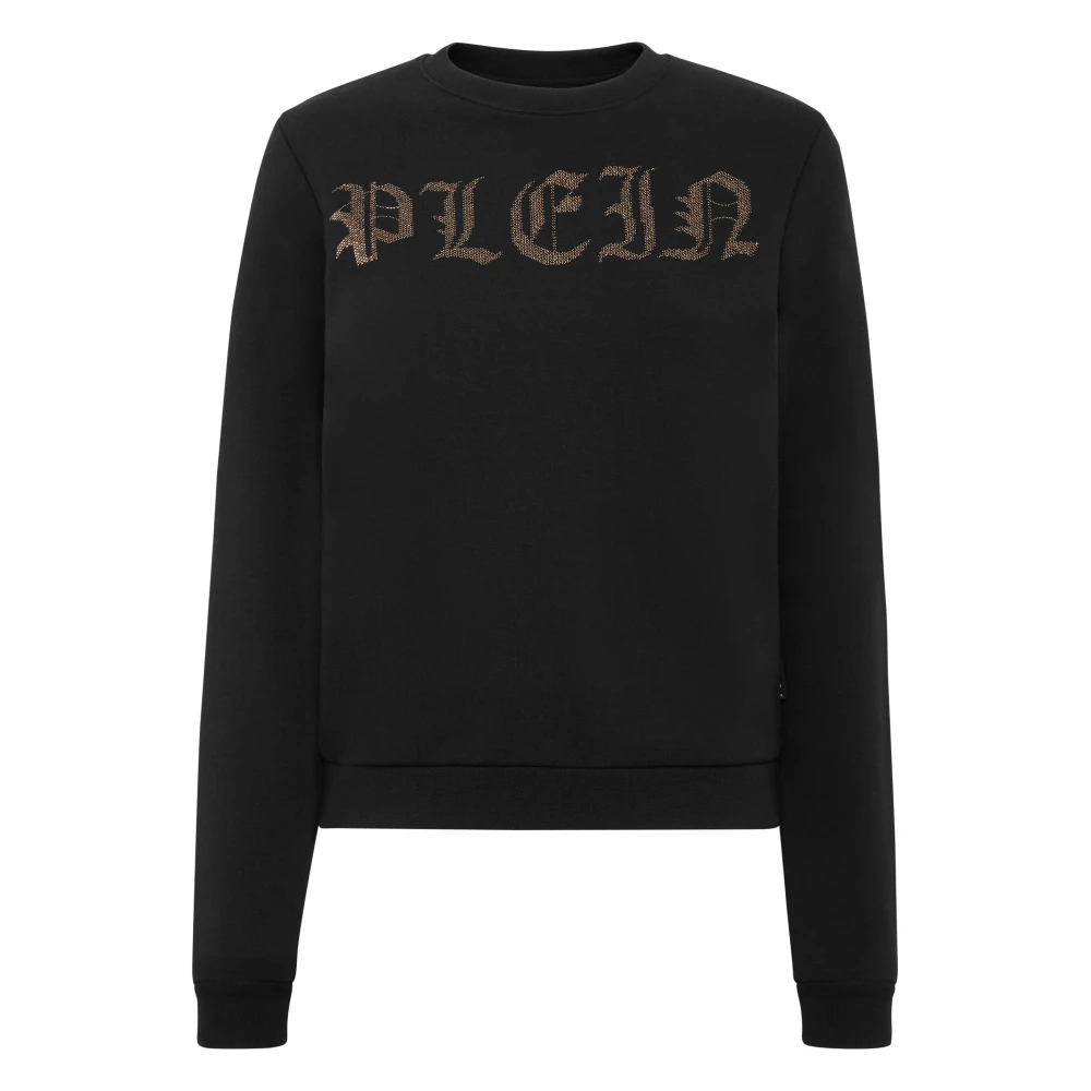 Philipp Plein Women's Black Sweatshirt Roundneck - Sweatshirts - L - Sweatshirts & Hoodies