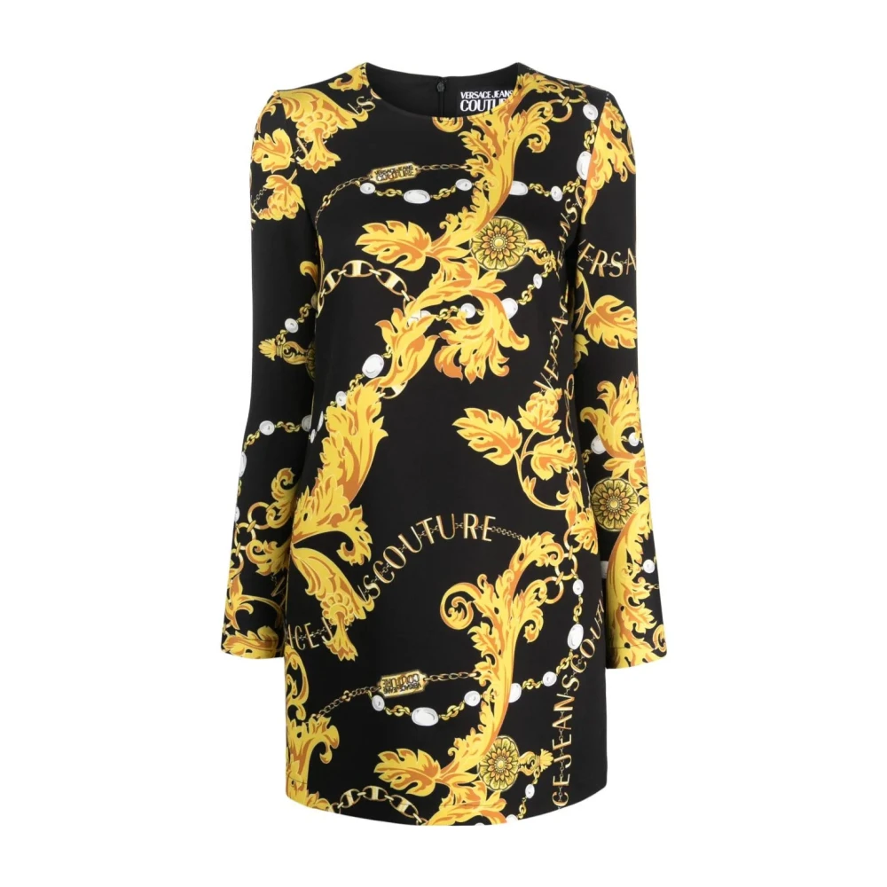 Versace Jeans Couture Women's Black Chain Couture Short Dress