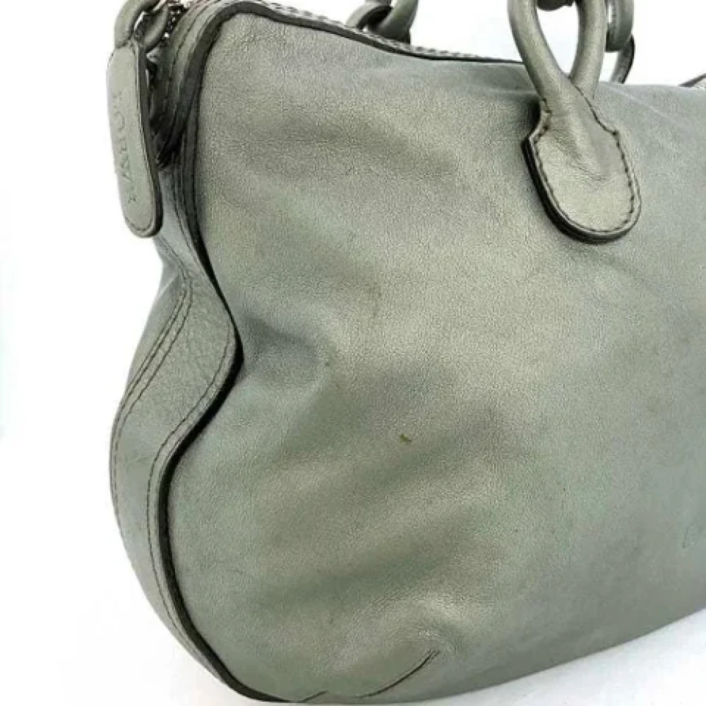 Loewe Pre-owned Leather shoulder-bags Green Dames