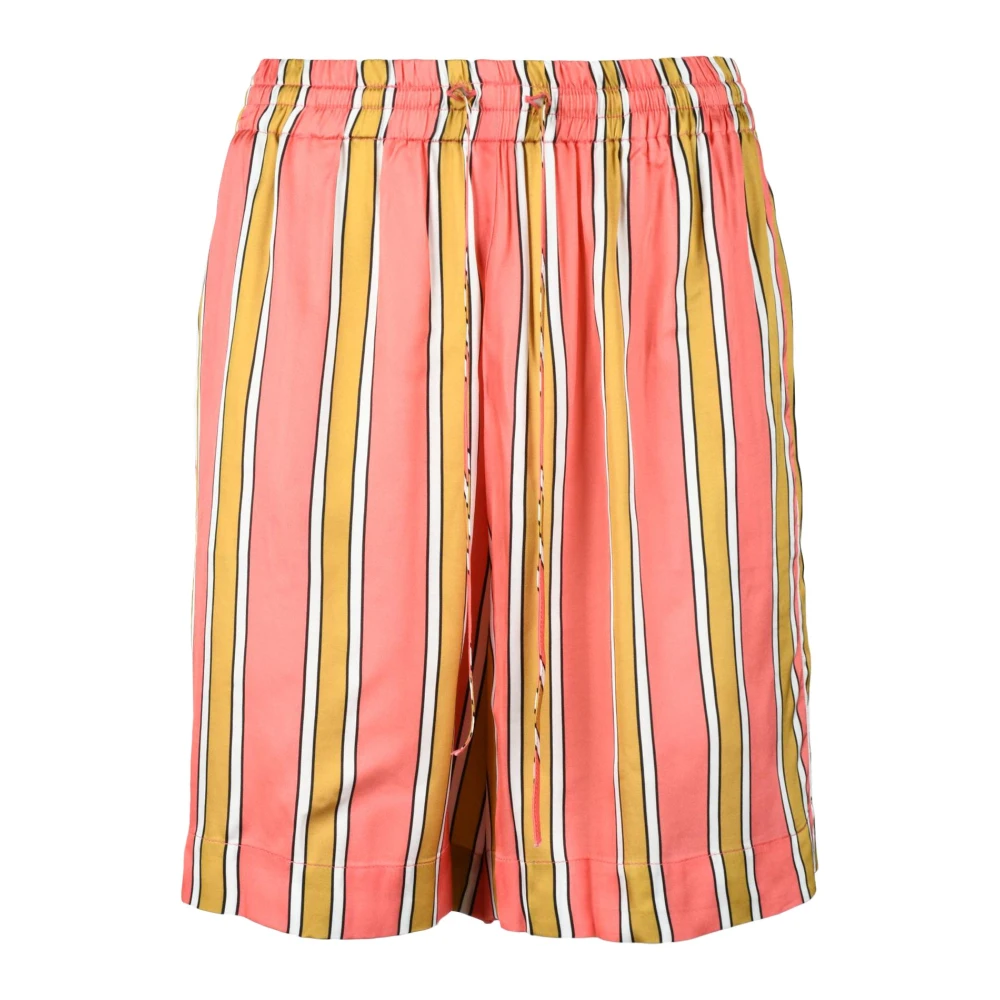 Semicouture Soepele Viscose Shorts Multicolor Dames