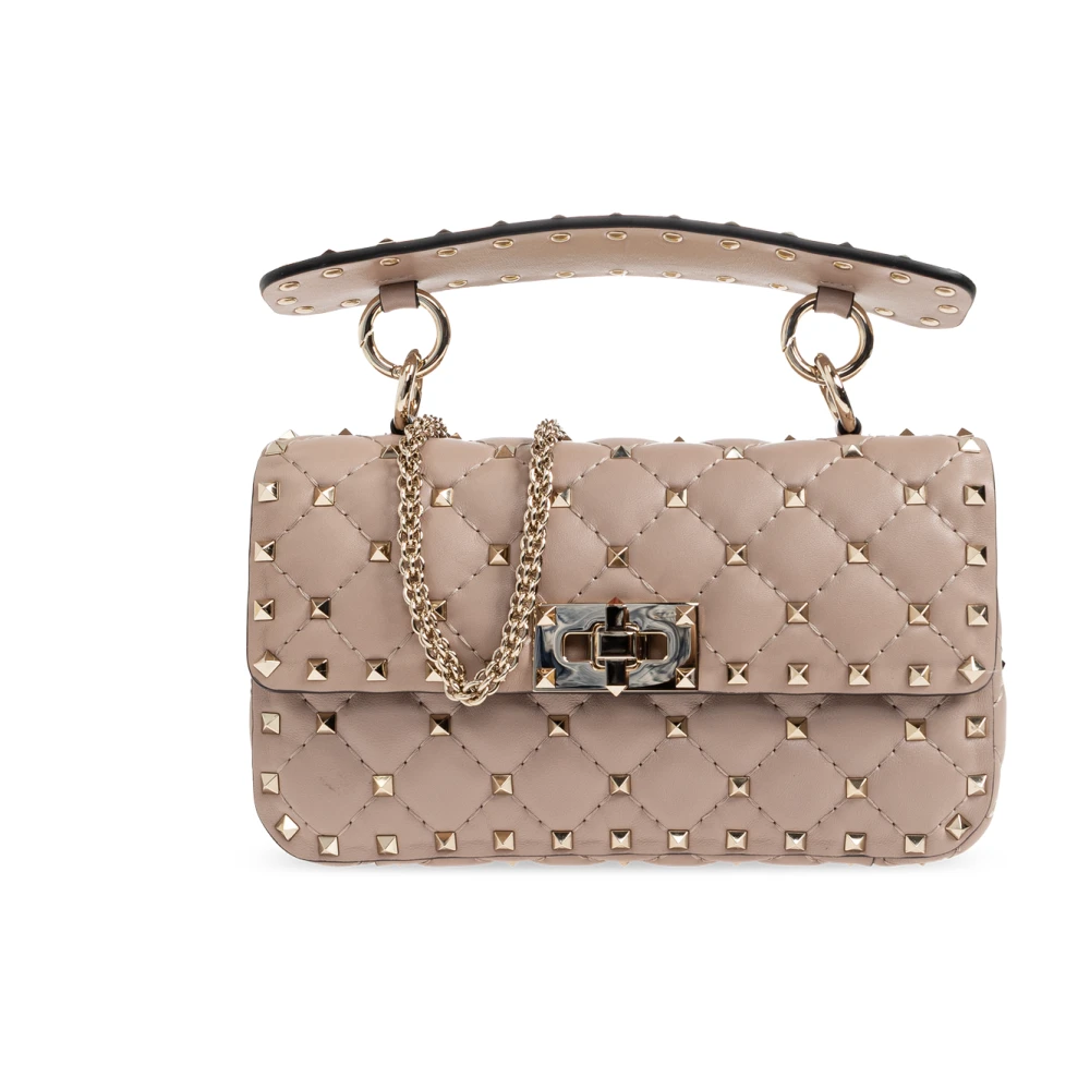 Valentino Garavani Rockstud Spike Bag - Female - Handbags - Pink - One Size - Bags