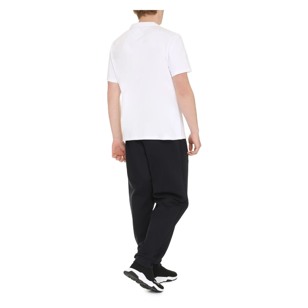MCM Biologisch Katoenen Crew-Neck T-Shirt White Heren