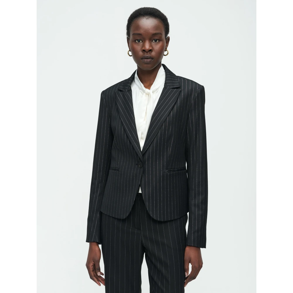 Jane Lushka Elvira Blazer Black Dames