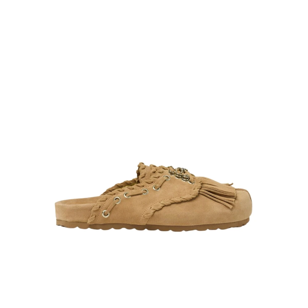 Scarosso Women's Beige Mules, 5 Uk, Flora Mule