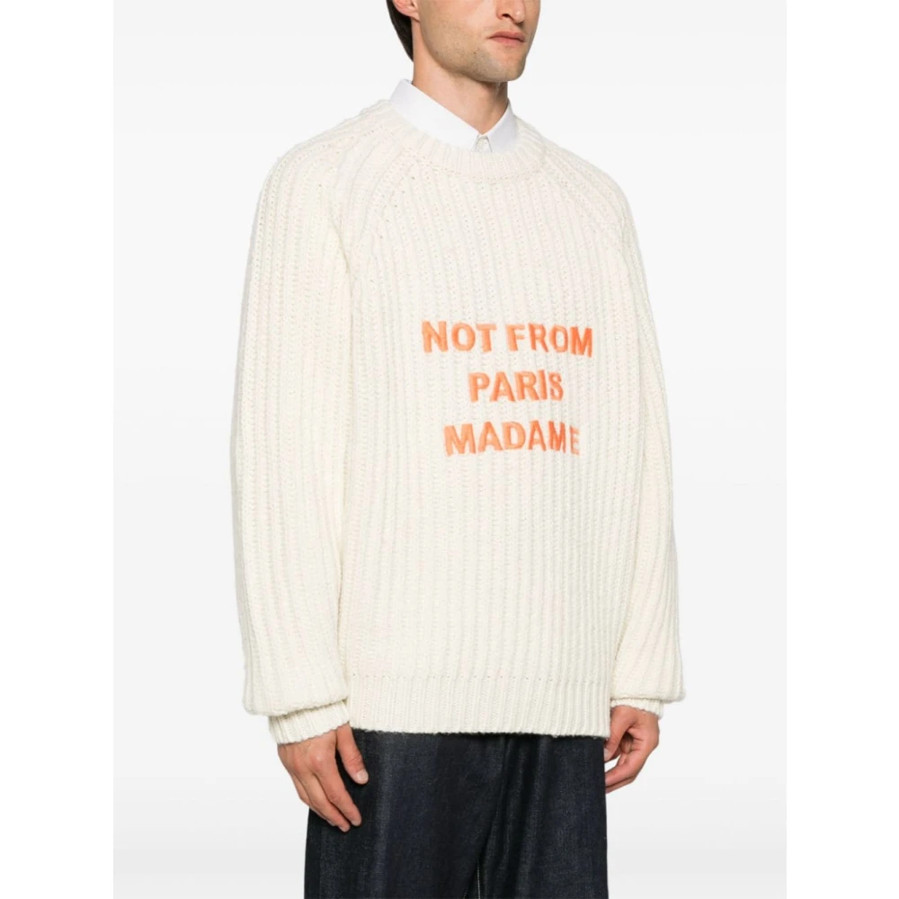 Drole de Monsieur Beige Sweatshirt Aw24 Beige Heren
