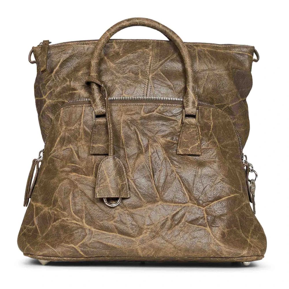 Maison Margiela 5Ac Soft Medium Handbag - Female - Handbags - Brown - One Size - Bags
