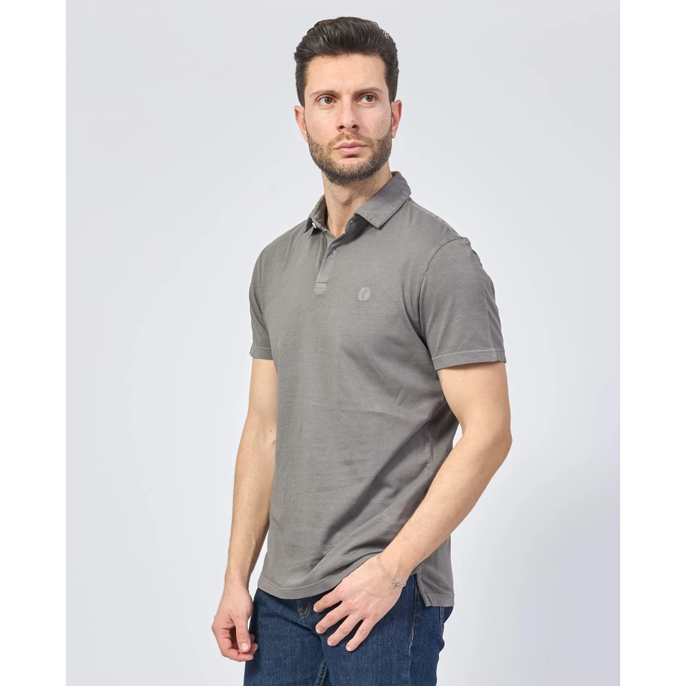 Ecoalf Biologisch Katoenen Polo Grijs Gray Heren