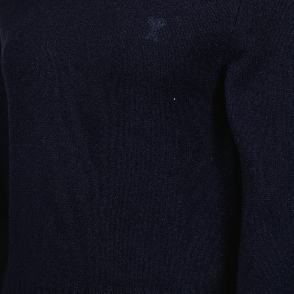 Ami Paris Navy Harttrui Blue Dames