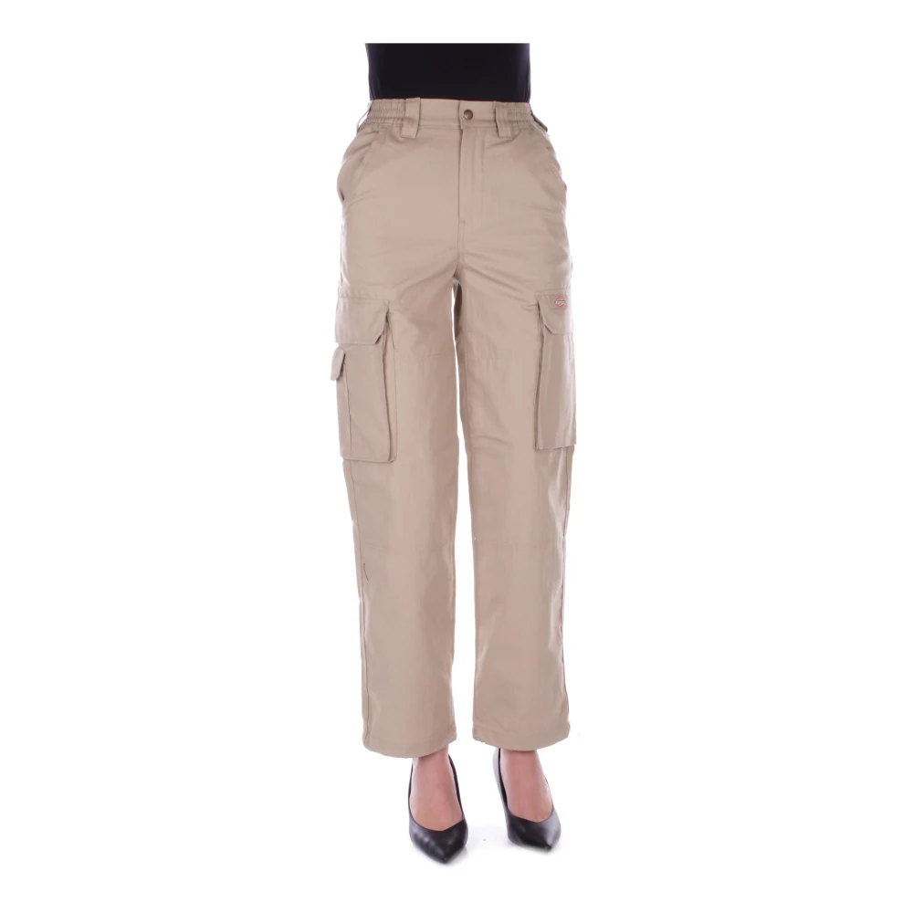 Dickies Casual damesbroek met zakken Brown Dames