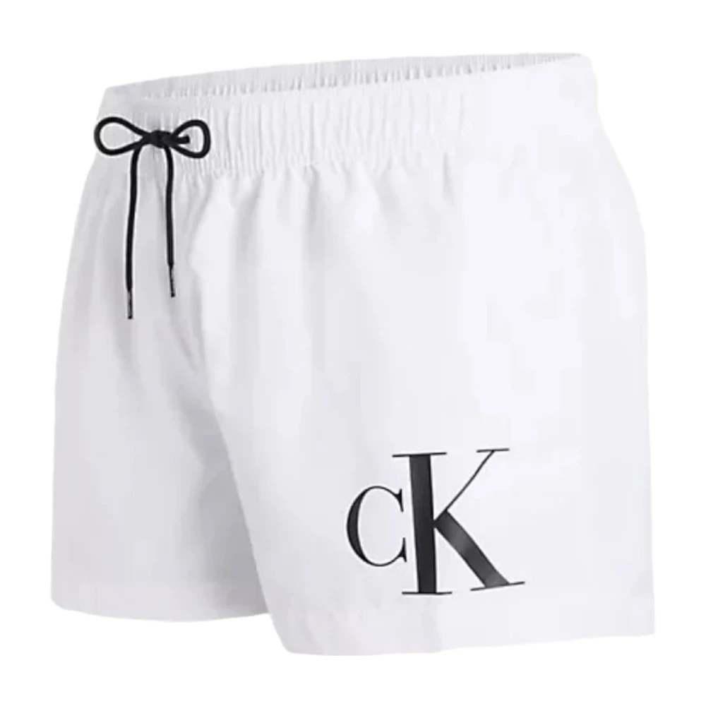 Calvin Klein Korte zwemkleding White Heren