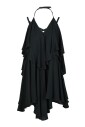 robe-courte-avec-encolure-dos-torsadee