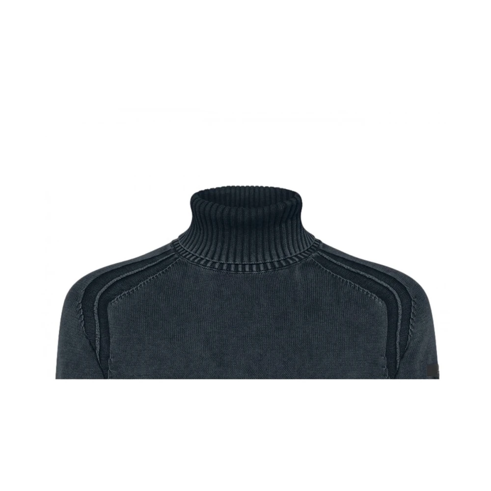 RRD High Neck Katoenen Coltrui Blue Heren