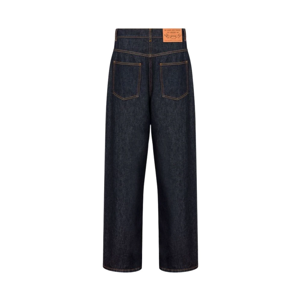 Moschino Men's Blue Cotton Denim Pants