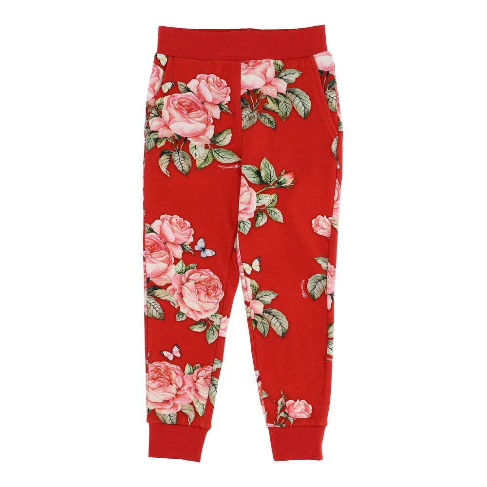 Monnalisa Girls Red Sweatpants, 3 Y, Jogging Trousers
