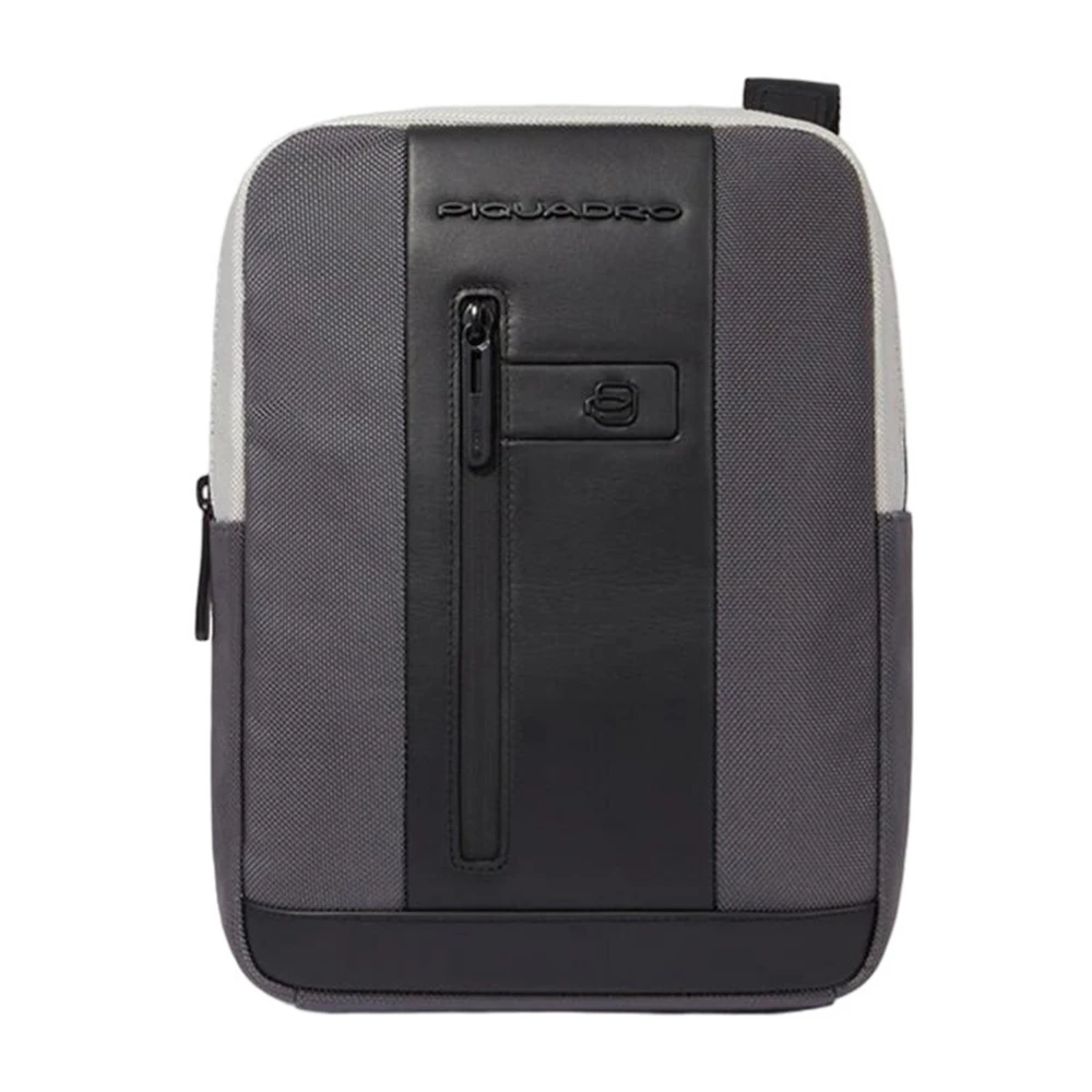 Piquadro Multicolor Leren en Stoffen Tas Gray Heren