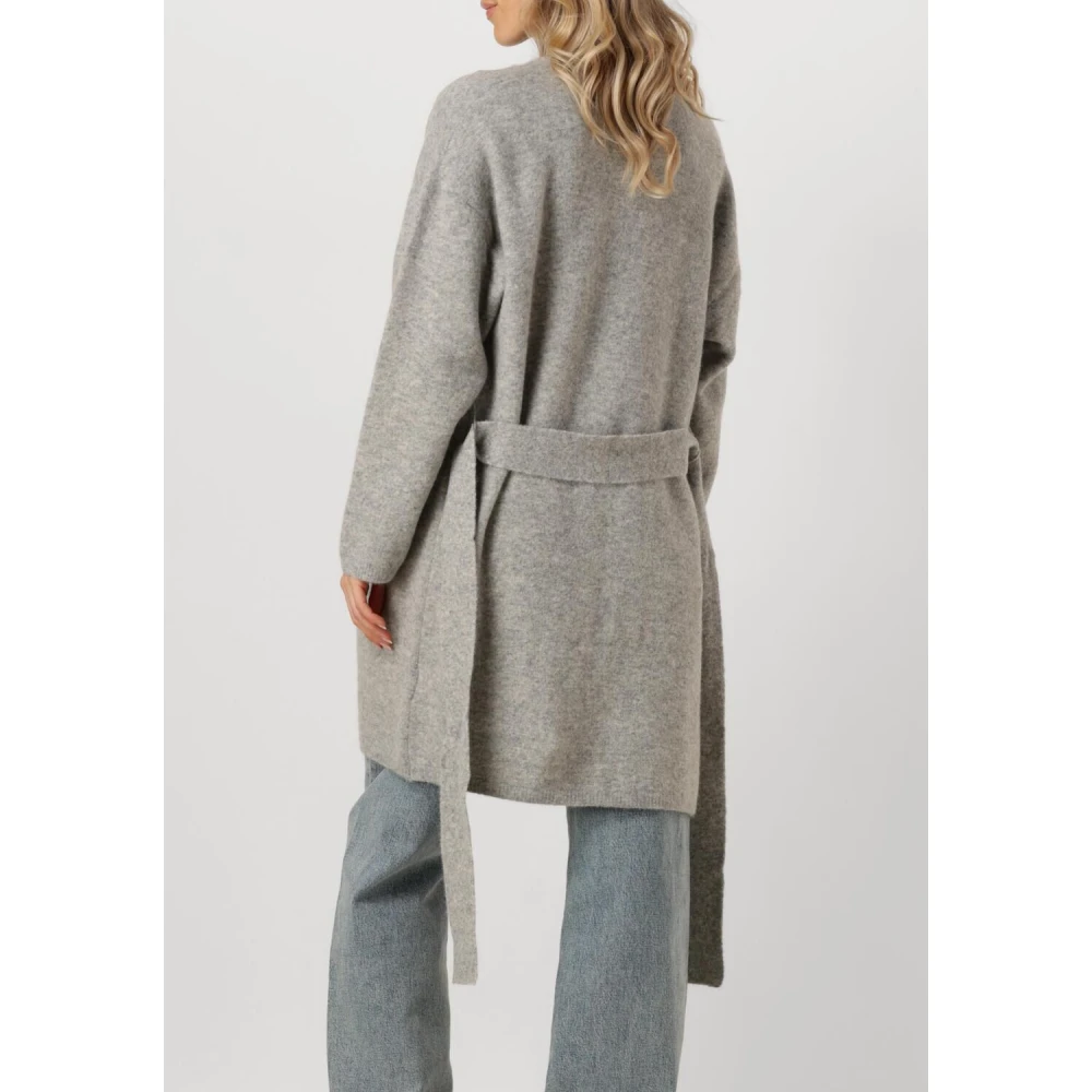 Knit-ted Grijs Vest Ulla Gray Dames