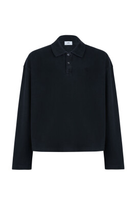 polo-a-manches-longues-noir