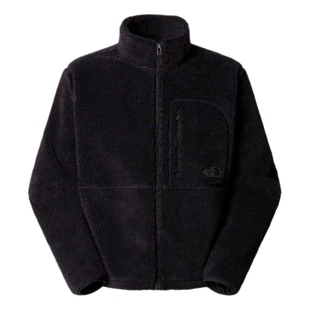 The North Face Zwarte Fleece Trui met Rits Black Heren