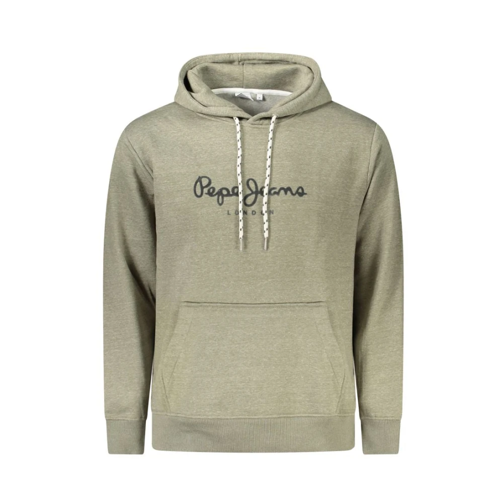 Pepe Jeans Men's Green Hoodies, S, Macbeth Hooded Sweatshirt