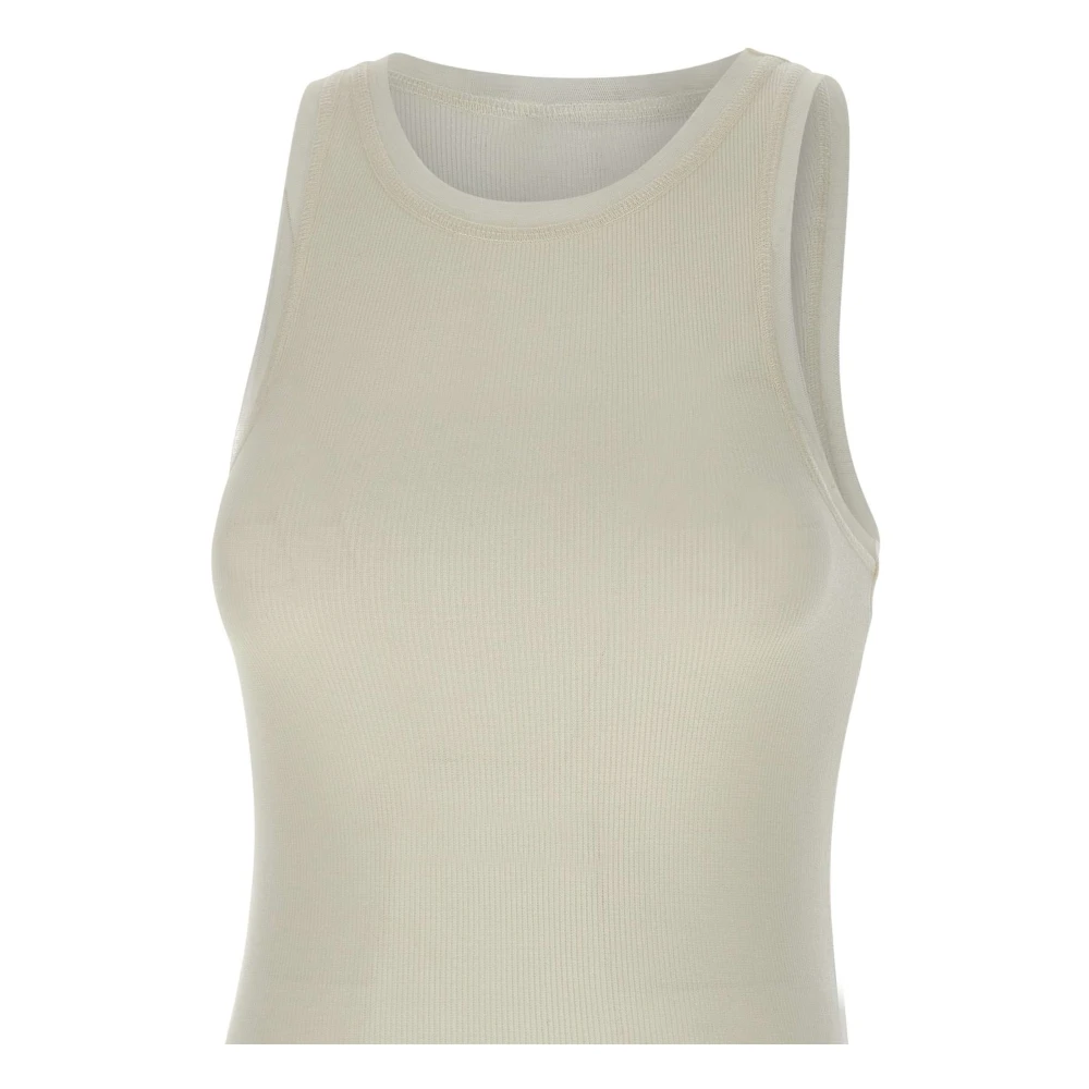 Remain Birger Christensen Witte Jersey Tank Top White Dames