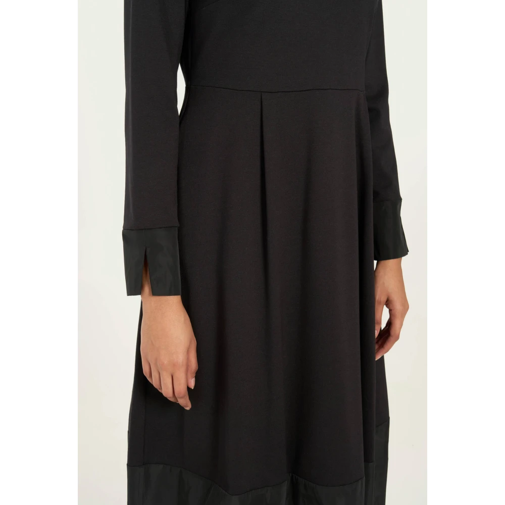 Vicario Cinque Ballon Rok Jurk met Zakken Black Dames