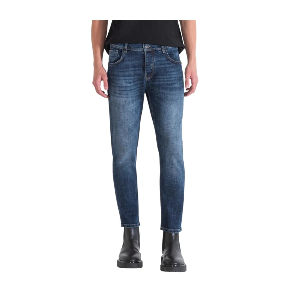 Antony Morato Men's Blue Slim Fit Jeans, W29, Slim Fit Dark Denim Jeans