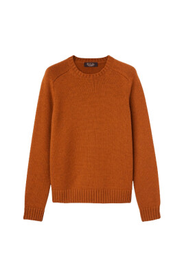 mjuk-brun-cashmere-troja-med-rund-hals