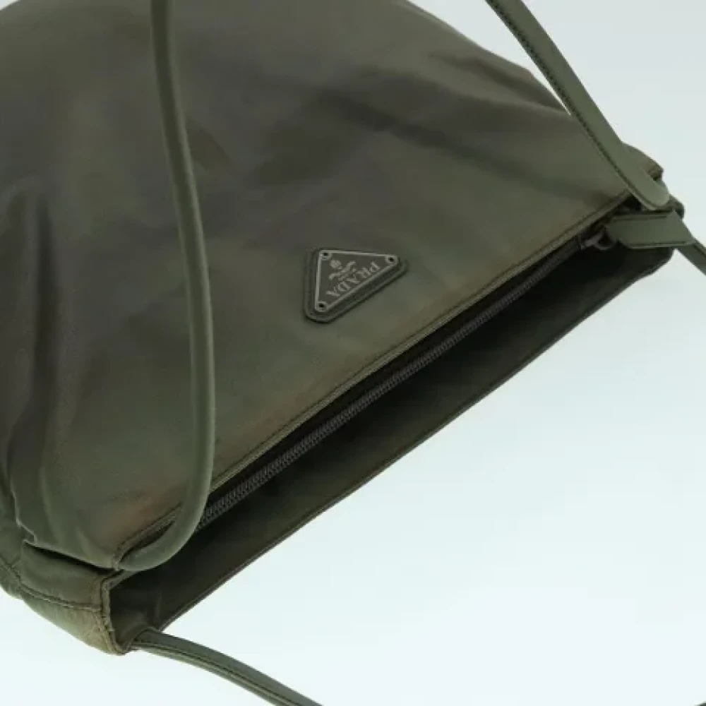 Prada Vintage Pre-owned Nylon totes Brown Dames