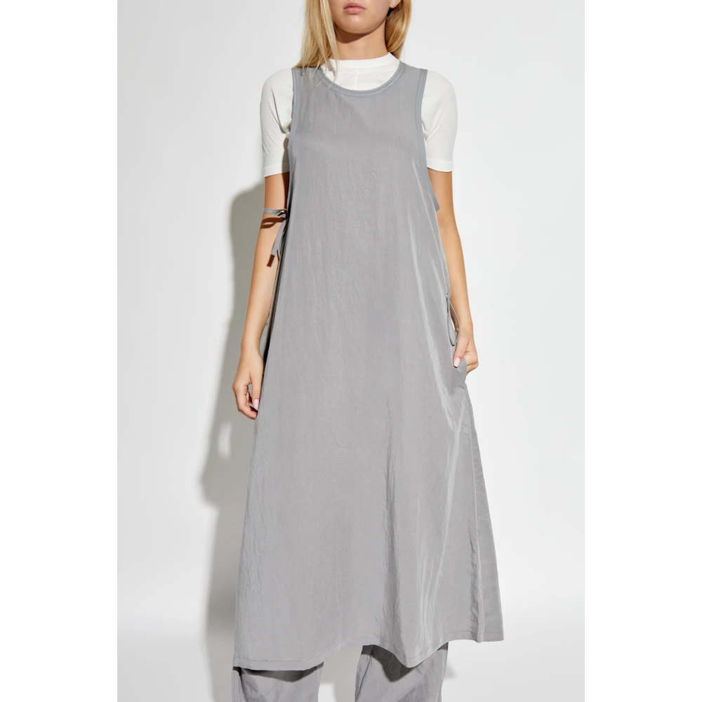 Y-3 Mouwloze jurk Gray Dames