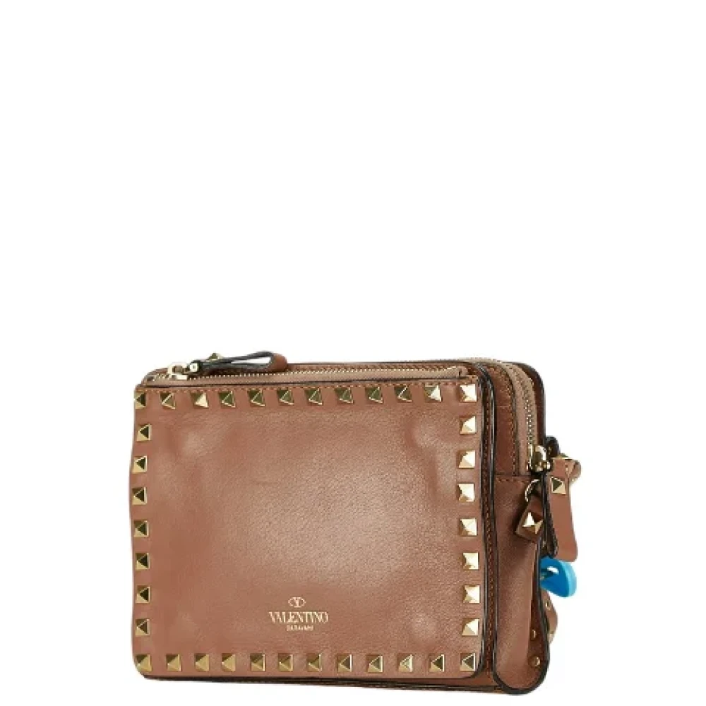 Valentino Vintage Pre-owned Leather shoulder-bags Pink Dames