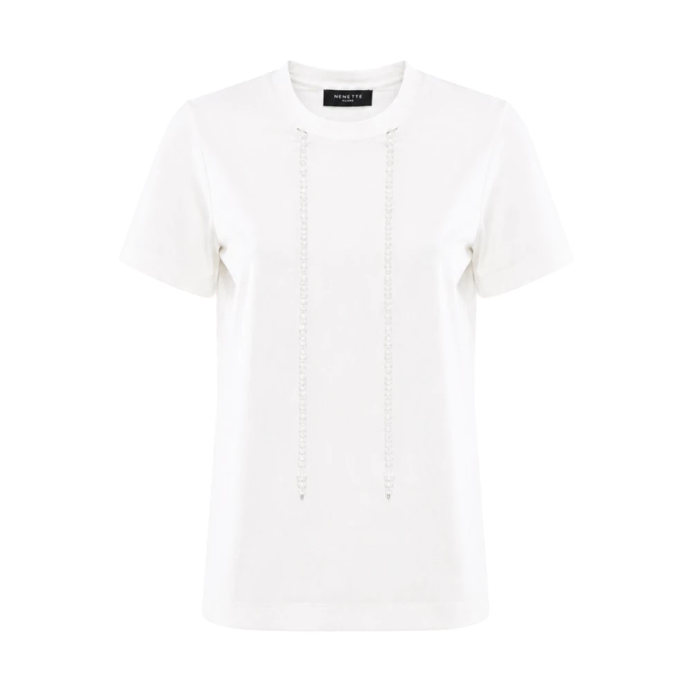 Nenette Mujer Blanco Camisetas, Talla: L