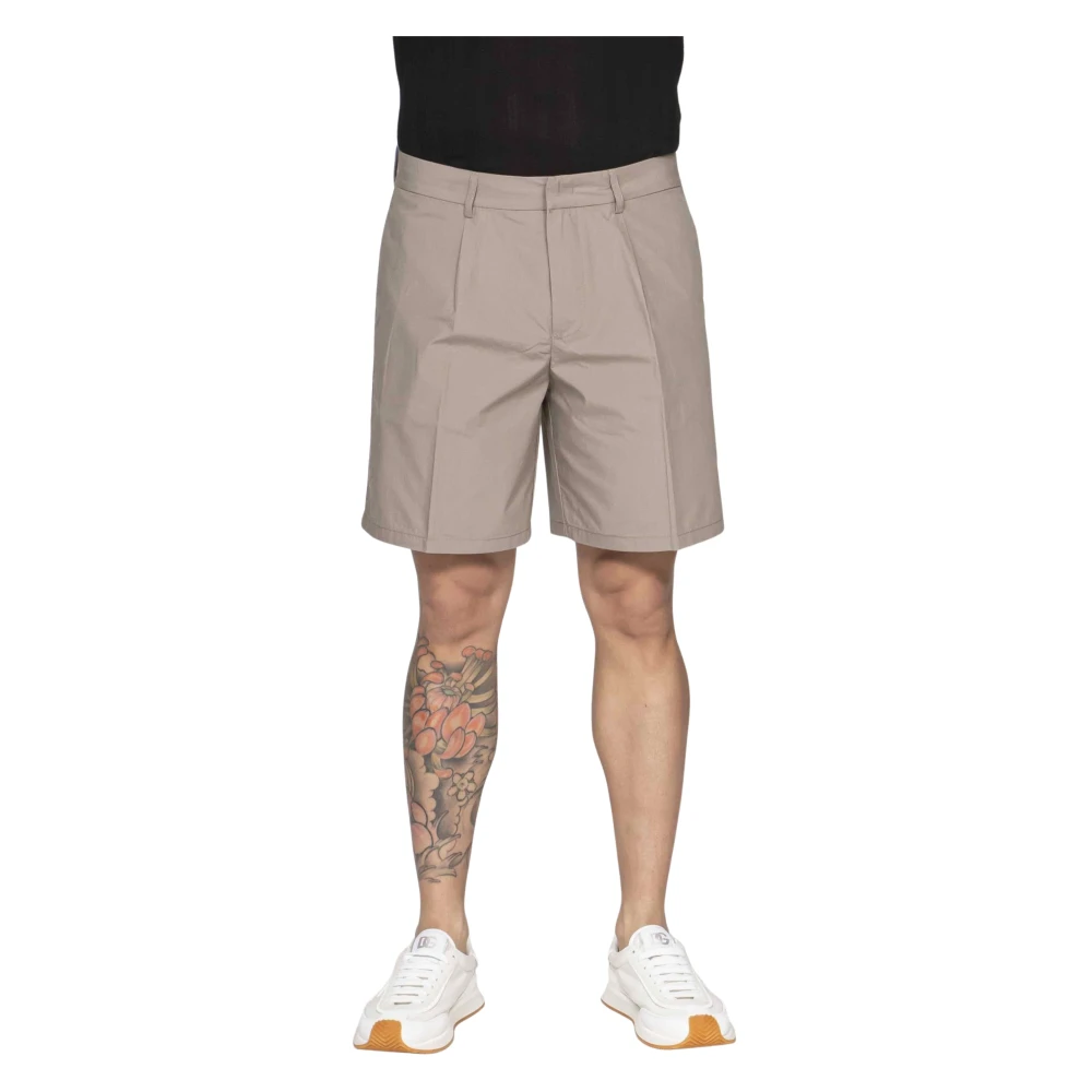 Emporio Armani Mannelijk Beige Korte Broeken Heren, S, Shorts