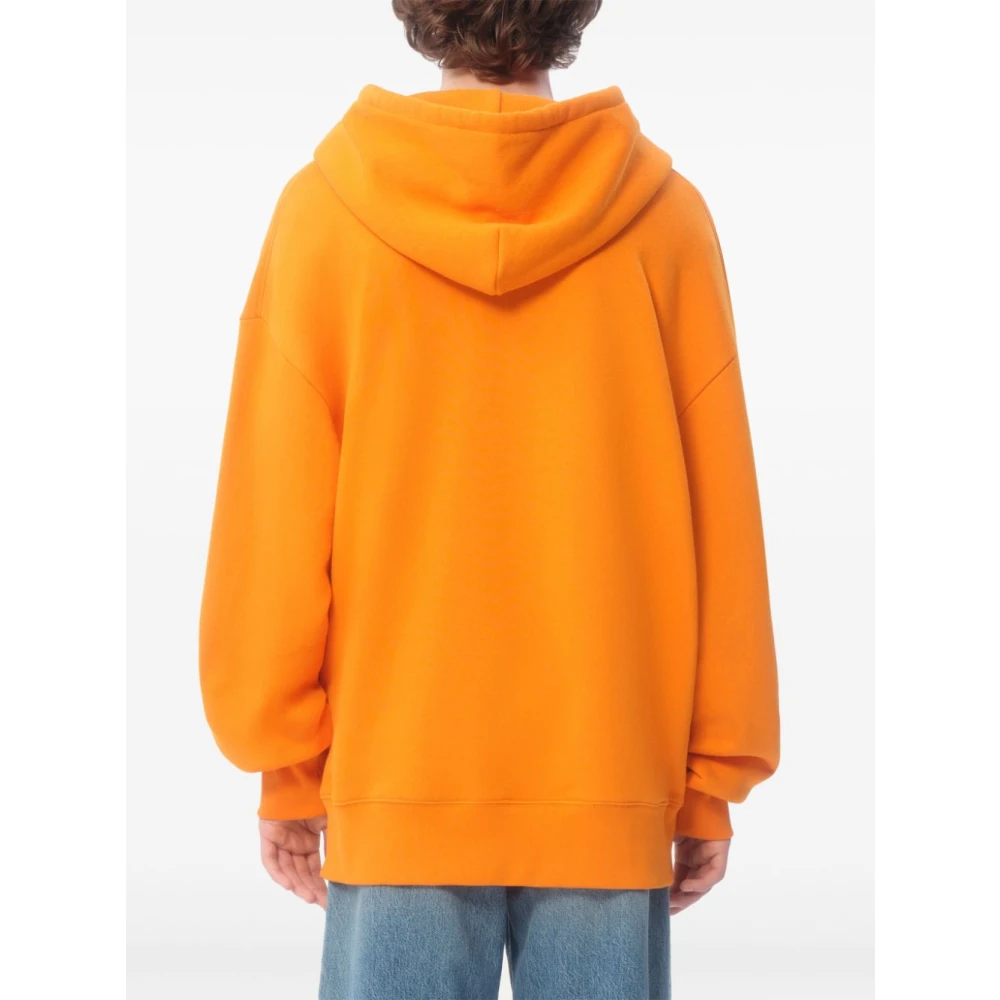 Valentino Oranje hoodie met logoprint Orange Heren
