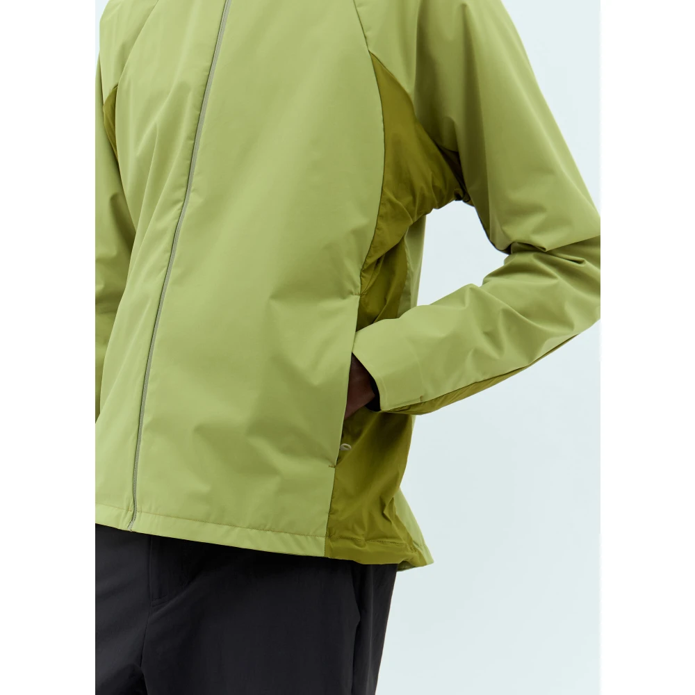 Post Archive Faction Technische Jas met Tonal Panels Green Heren