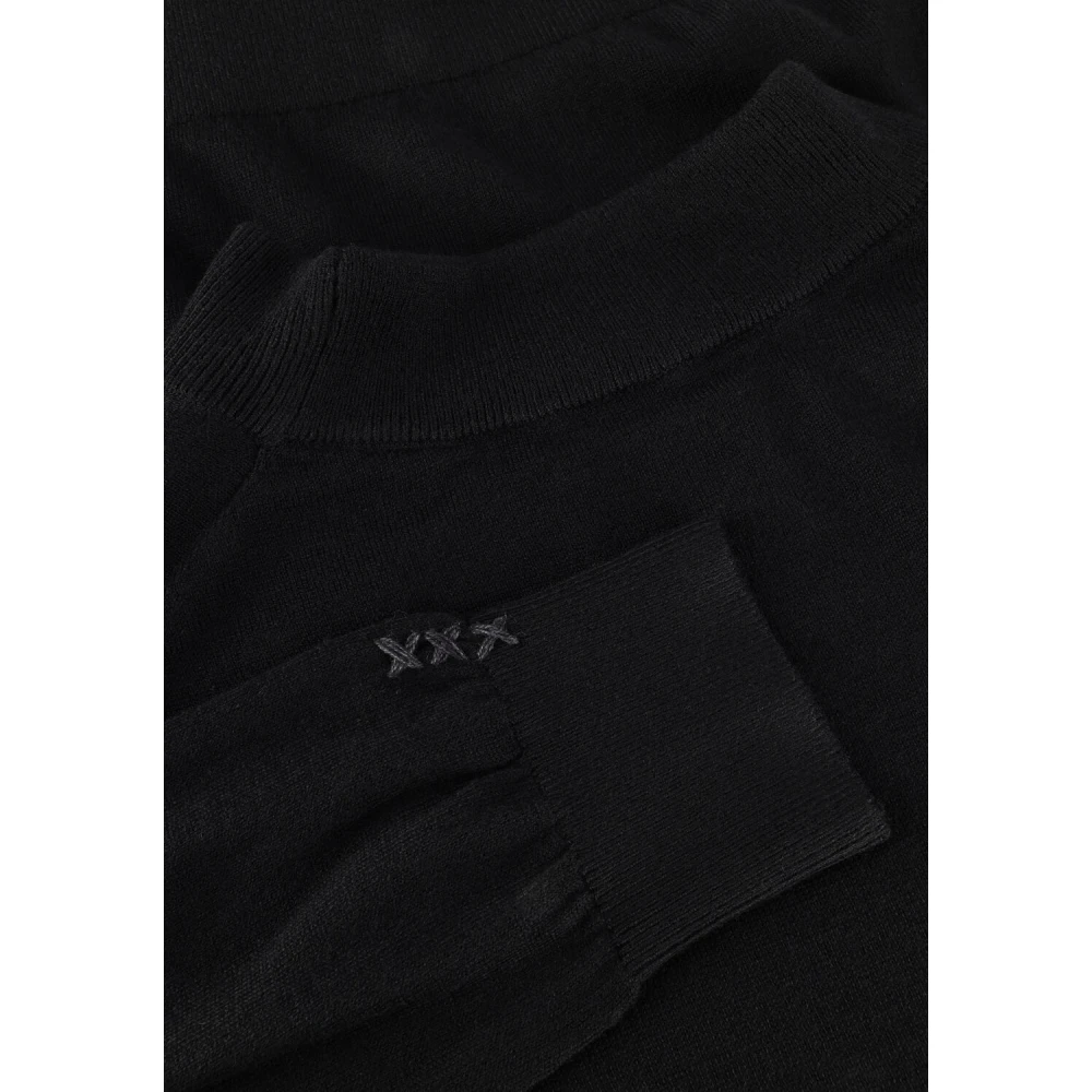Scotch & Soda Relaxte Mock Neck Pullover Sweater Black Heren
