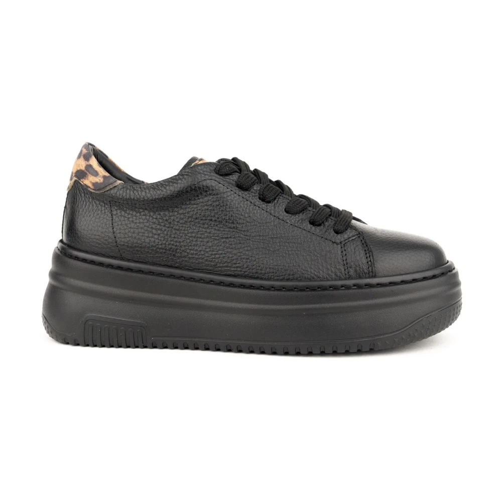 Sergio Moretti Closed Leisure Sneakers Dames Schoenen Zwart