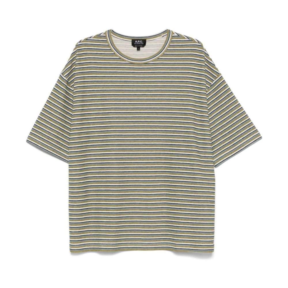 A.p.c. Biologisch Ronde Hals Korte Mouw T-shirt Multicolor Heren