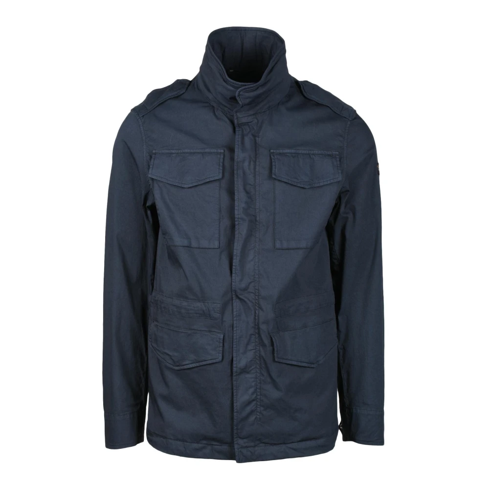 PAUL & SHARK Saharian Katoenmix Elastaan Jas Blue Heren